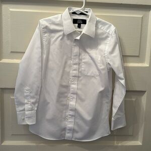Boys size 6 white dress shirt